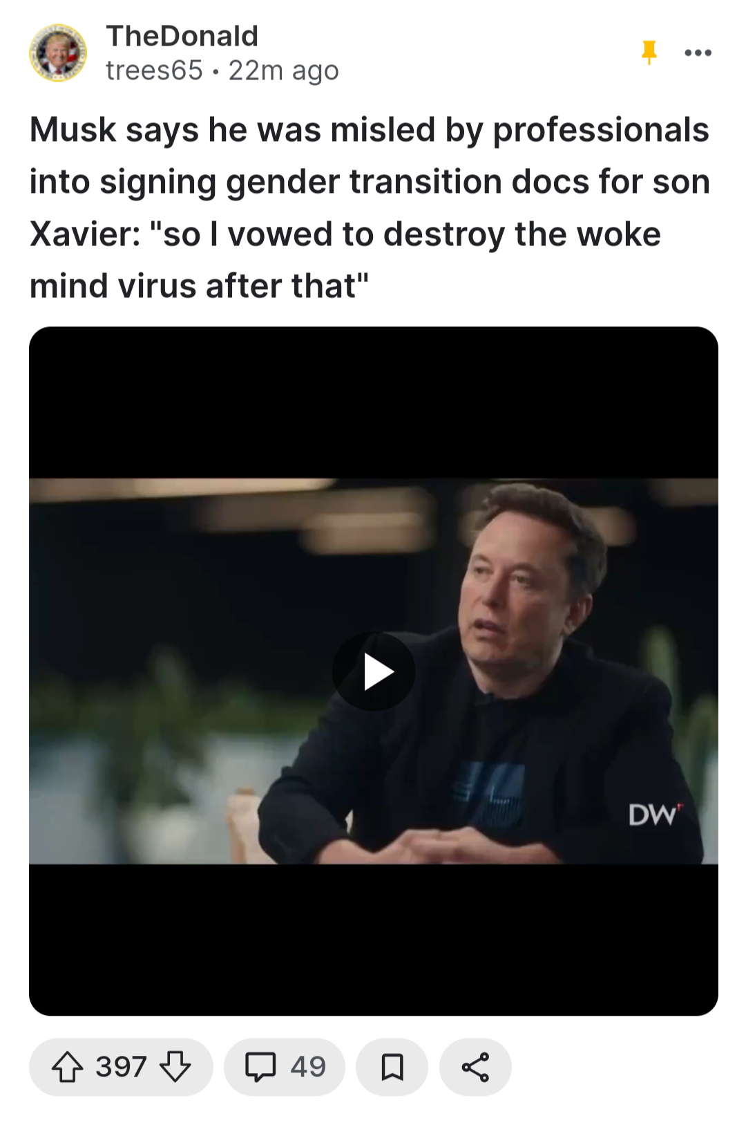 Elon Muskrat being trash