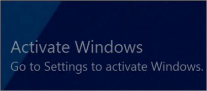 Activate Windows watermark